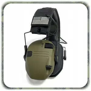 SŁUCHAWKI STRZELECKIE OCHRONNIKI SŁUCHU TAKTYCZNE REDUKCJA HAŁASU ZIELONE