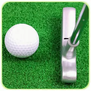 GRA MINIGOLF KIJ 2xPIŁECZKA BRAMKA ETUI ZESTAW TRENINGOWY DO MINI GOLFA