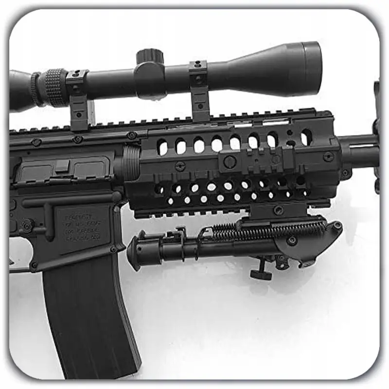 BIPOD DWÓJNÓG REGULOWANY 6"-9" 22cm DO POLOWANIA STRZELECTWA BRONI +ADAPTER