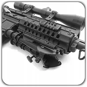 BIPOD DWÓJNÓG REGULOWANY 6"-9" 22cm DO POLOWANIA STRZELECTWA BRONI +ADAPTER