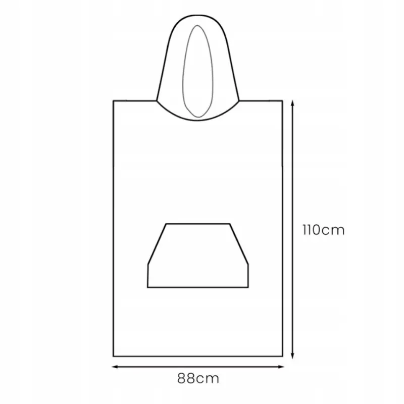 RĘCZNIK PONCZO Z KAPTUREM KĄPIELOWE DLA DOROSŁYCH OKRYCIE MORSOWANIE RÓŻOWE
