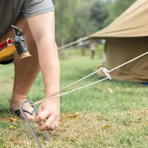 KOTWY MOCUJĄCE SZPILKI ŚLEDZIE DO NAMIOTU GRUNTOWE METALOWE 30 CM 6 SZT 6MM