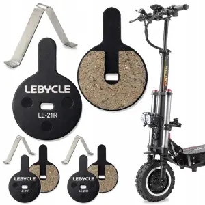 KLOCKI HAMULCOWE DO HULAJNOGI ZESTAW 6 SZT KUKIRIN G2 PRO G2 MAX G3