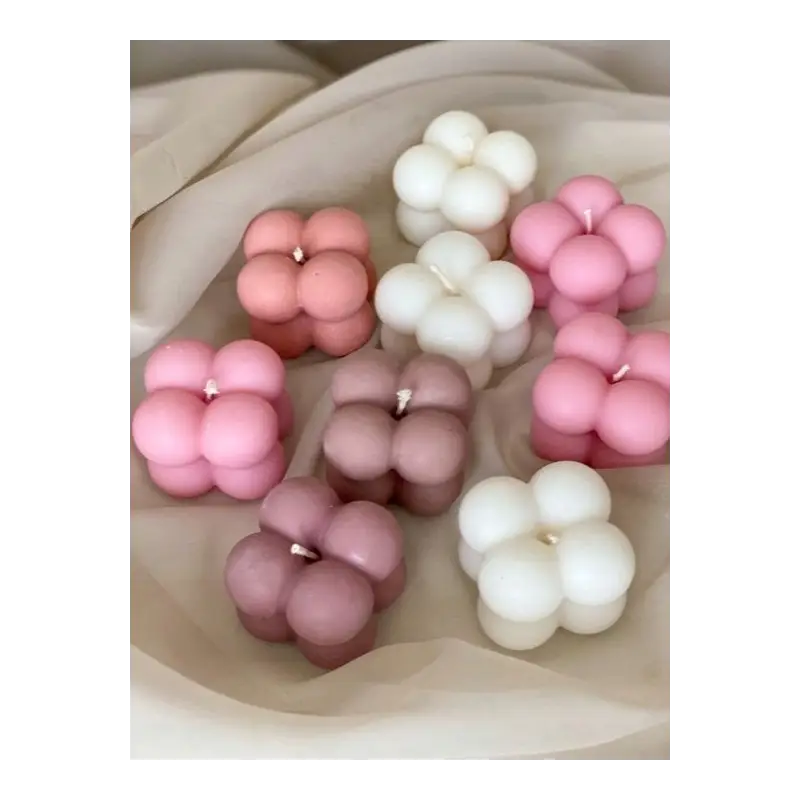 2x FOREMKA SILIKONOWA FORMA DO ŚWIEC BĄBELKOWYCH BUBBLE WOSKU ODLEWÓW DIY