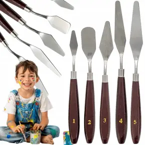 5 SZT SZPACHELKI MALARSKIE DO MALOWANIA NARZĘDZIA DO RĘKODZIEŁA SZPATUŁKI