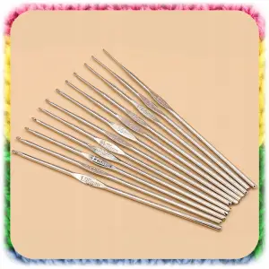 ZESTAW DO SZYDEŁKOWANIA WŁÓCZKA SZYDEŁKA 58 EL. ZNACZNIKI AKCESORIA Z ETUI