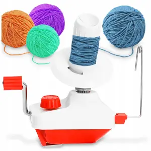 RĘCZNA NAWIJARKA DO WŁÓCZKI PRZĘDZY WEŁNY PRZEWIJARKA DZIERGANIE RĘKODZIEŁO