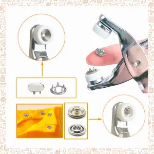 ZESTAW KALETNICZY 800 ELEMENTÓW NAPY NAPOWNICA ZATRZASKI OCZKA SZCZYPCE