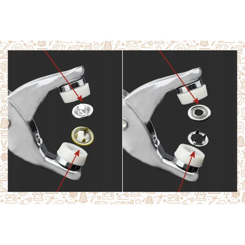 ZESTAW KALETNICZY 800 ELEMENTÓW NAPY NAPOWNICA ZATRZASKI OCZKA SZCZYPCE