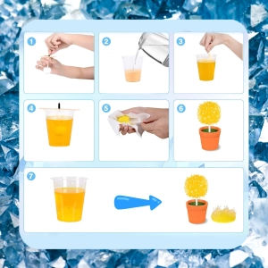 HODOWLA KRYSZTAŁÓW KRYSZTAŁY Eksperyment Edukacyjny 6 Drzewek Zestaw XXL