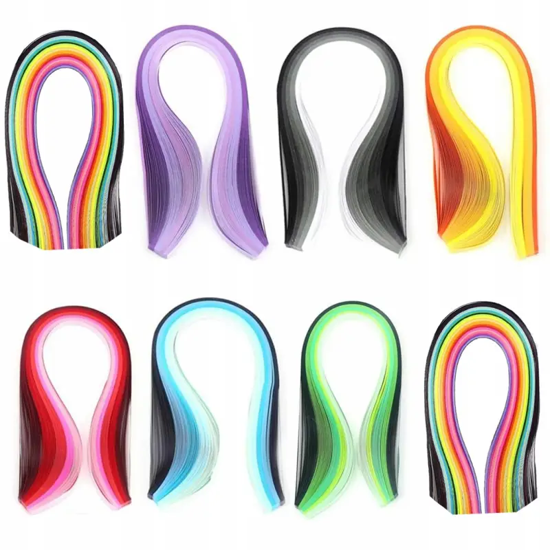 ZESTAW STARTOWY DO QUILLINGU PASKI IGŁA SZABLONY PODSTAWOWE NARZĘDZIA DIY