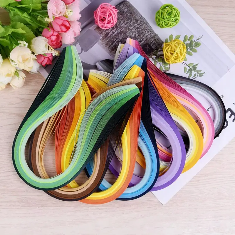 ZESTAW STARTOWY DO QUILLINGU PASKI IGŁA SZABLONY PODSTAWOWE NARZĘDZIA DIY