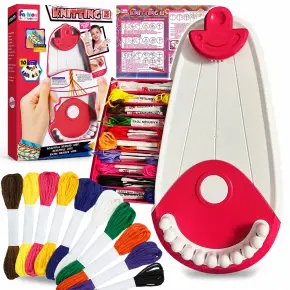 KROSNO MULINA ZAWIESZKI ZESTAW DO ROBIENIA BRANSOLETEK DIY 20 NICI PREZENT