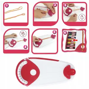 KROSNO MULINA ZAWIESZKI ZESTAW DO ROBIENIA BRANSOLETEK DIY 20 NICI PREZENT