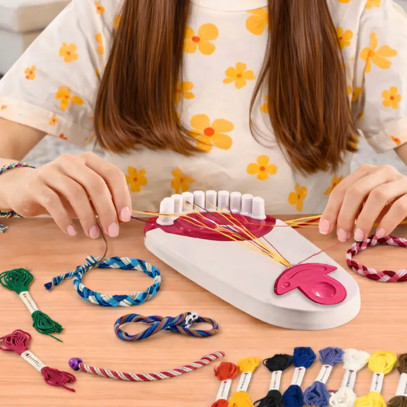 KROSNO MULINA ZAWIESZKI ZESTAW DO ROBIENIA BRANSOLETEK DIY 20 NICI PREZENT