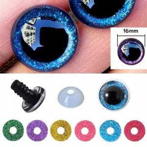 OCZKA DO MASKOTEK KOLOROWE OCZY ZABAWEK BEZPIECZNE ETUI ZESTAW 60 SZT