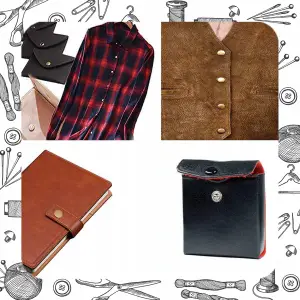 ZESTAW DO MONTAŻU NAP ZATRZASKÓW NAPY GRATIS 60 SZTUK 3 KOLORY XL NAPOWNICA