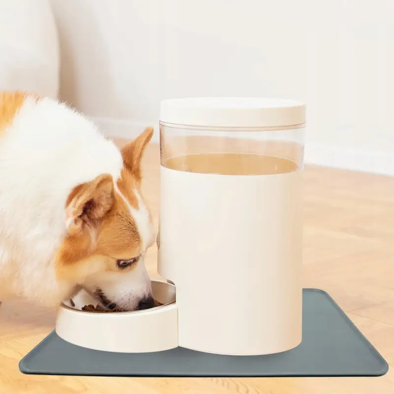 MATA PODKŁADKA POD MISKĘ SILIKONOWA DLA PSA KOTA ANTYPOŚLIZGOWA WODOODPORNA