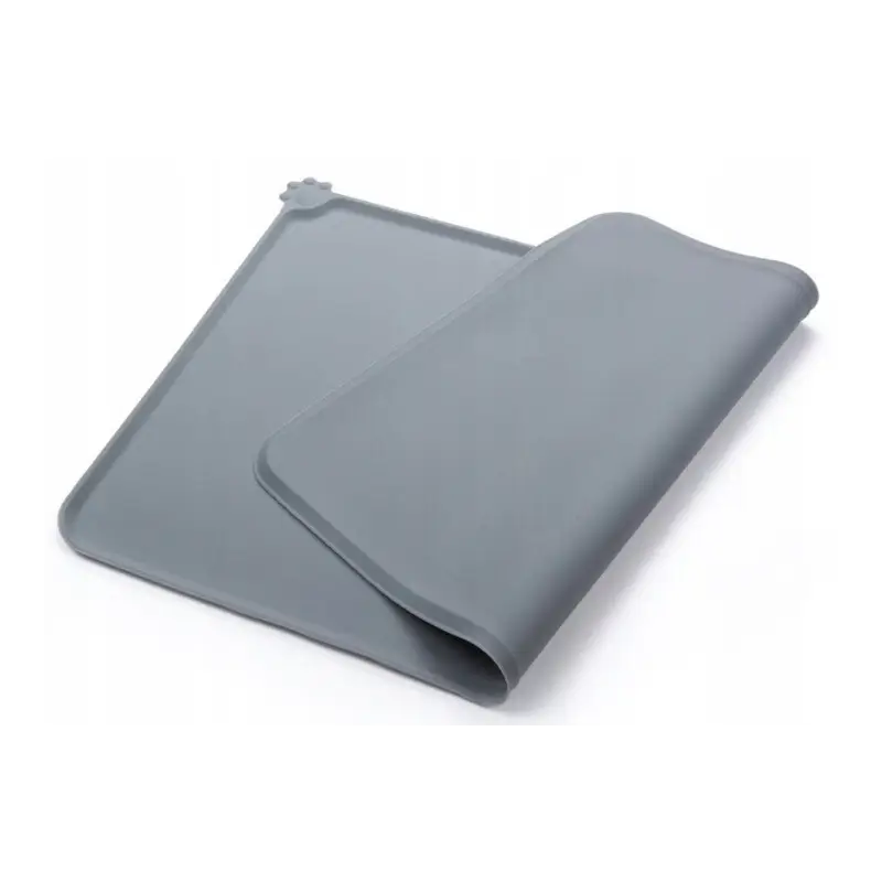 MATA PODKŁADKA POD MISKĘ SILIKONOWA DLA PSA KOTA ANTYPOŚLIZGOWA WODOODPORNA