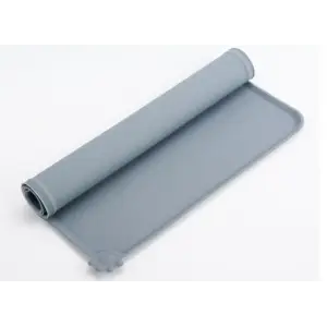 MATA PODKŁADKA POD MISKĘ SILIKONOWA DLA PSA KOTA ANTYPOŚLIZGOWA WODOODPORNA