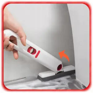 MOP MINI DO MYCIA OKIEN PŁASKI Przenośny z Wyciskaczem SKŁADANY +4 gąbki