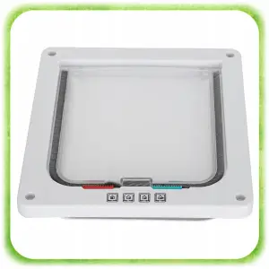 DRZWICZKI WAHADŁOWE DLA KOTA PSA DWUSTRONNE KLAPĄ 4SPOSOBY 4WAY XL SZABLON