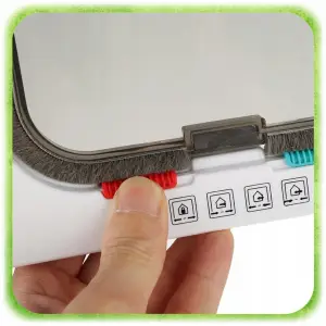 DRZWICZKI WAHADŁOWE DLA KOTA PSA DWUSTRONNE KLAPĄ 4SPOSOBY 4WAY XL SZABLON