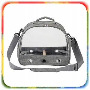 TRWAŁY TRANSPORTER TORBA DO TRANSPORTU DLA PAPUGI PTAKÓW GRYZONI 33x26x24cm