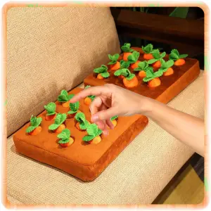 MATA WĘCHOWA DLA PSA KOTA MARCHEWKI EDUKACYJNA ZABAWKA NA PRZYSMAKI SMACZKI