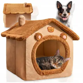 LEGOWISKO KOJEC DLA PSA KOTA BUDKA DOMEK PLUSZOWY MIĘKKI POSŁANIE PODUSZKA