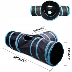 ZABAWKI DLA KOTA 21 EL ZESTAW ZABAWEK XXL TUNEL DOMEK 80CM PIŁKI WĘDKA MYSZ