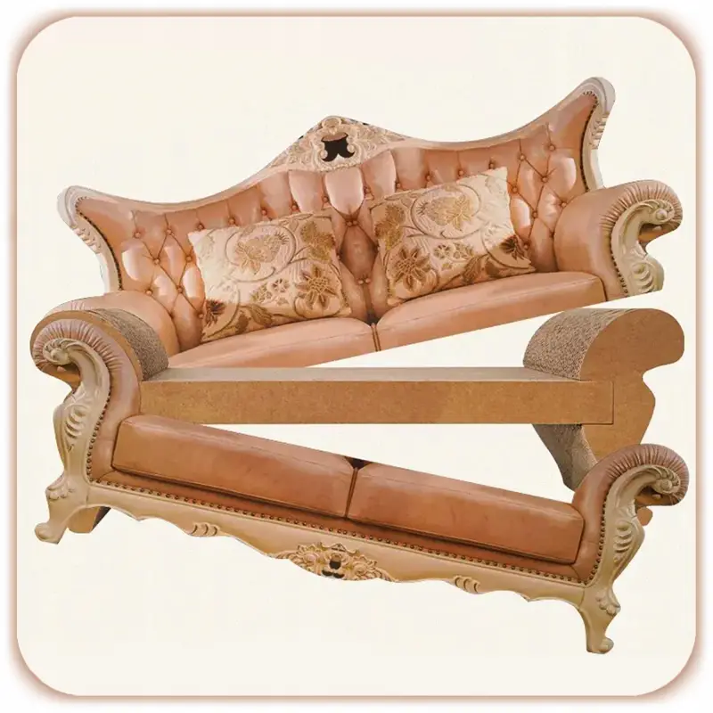 DRAPAK TEKTUROWY DLA KOTA SOFA KANAPA LEGOWISKO KARTON LEŻAK LEGOWISKO 57CM