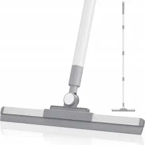 ŚCIĄGACZ WODY DO PODŁOGI ŚCIĄGACZKA GUMA 51 CM Z KIJEM TELESKOPOWYM 137 CM