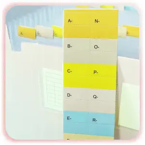 TECZKA HARMONIJKOWA NA DOKUMENTY A4 ORGANIZER Z 26 PRZEGRÓDEK KIESZENIAMI