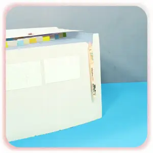 TECZKA HARMONIJKOWA NA DOKUMENTY A4 ORGANIZER Z 26 PRZEGRÓDEK KIESZENIAMI