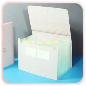 TECZKA HARMONIJKOWA NA DOKUMENTY A4 ORGANIZER Z 26 PRZEGRÓDEK KIESZENIAMI