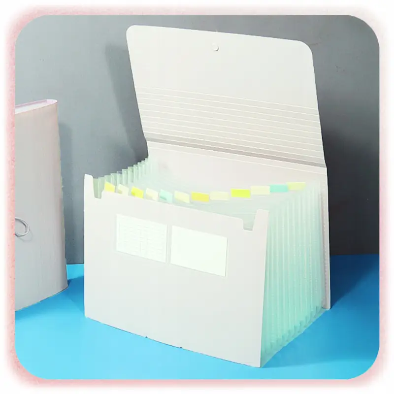 TECZKA HARMONIJKOWA NA DOKUMENTY A4 ORGANIZER Z 26 PRZEGRÓDEK KIESZENIAMI