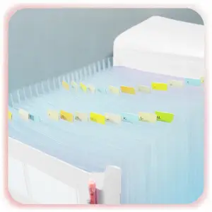 TECZKA HARMONIJKOWA NA DOKUMENTY A4 ORGANIZER Z 26 PRZEGRÓDEK KIESZENIAMI