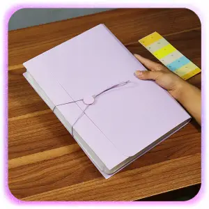 TECZKA HARMONIJKOWA NA DOKUMENTY A4 ORGANIZER Z 26 PRZEGRODAMI KIESZENIAMI