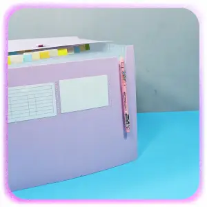 TECZKA HARMONIJKOWA NA DOKUMENTY A4 ORGANIZER Z 26 PRZEGRODAMI KIESZENIAMI