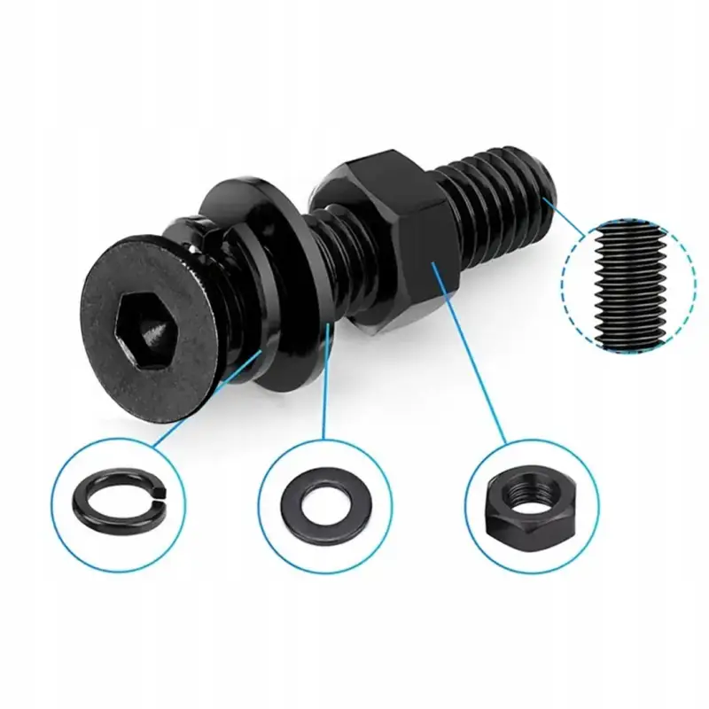 ZESTAW ŚRUB IMBUSOWYCH M2 M3 M4 M5 1500 SZT PODKŁADKI + KLUCZE IMBUSOWE