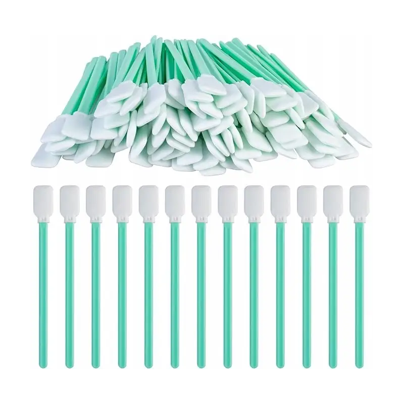 PATYCZKI DO CZYSZCZENIA GŁOWIC ELEKTRONIKI OPTYKI BEZPYŁOWE 100 SZTUK 122MM