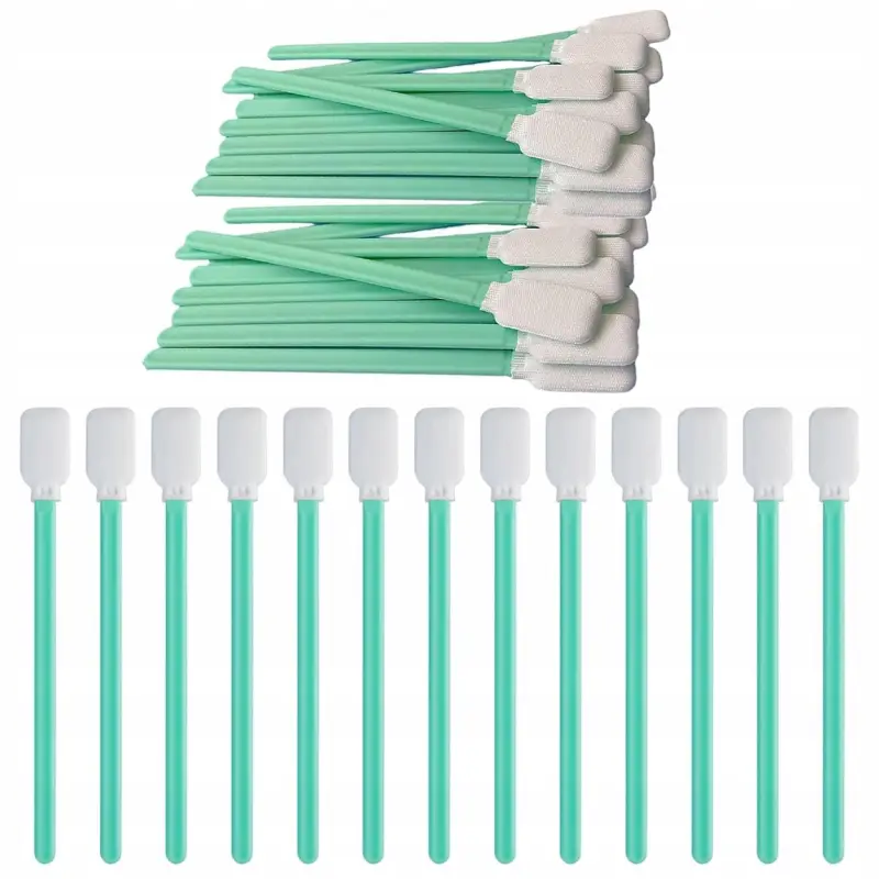 PATYCZKI DO CZYSZCZENIA GŁOWIC ELEKTRONIKI OPTYKI BEZPYŁOWE 100 SZTUK 122MM