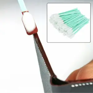 PATYCZKI DO CZYSZCZENIA GŁOWIC ELEKTRONIKI OPTYKI BEZPYŁOWE 100 SZTUK 122MM