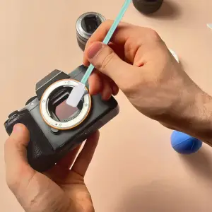 PATYCZKI DO CZYSZCZENIA GŁOWIC ELEKTRONIKI OPTYKI BEZPYŁOWE 100 SZTUK 122MM