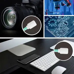 PATYCZKI DO CZYSZCZENIA GŁOWIC ELEKTRONIKI OPTYKI BEZPYŁOWE 100 SZTUK 122MM