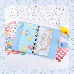 NOTES DO OSZCZĘDZANIA PIENIĘDZY PLANER BUDŻETOWY DZIENNIK NIEBIESKI KROKODY