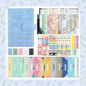 NOTES DO OSZCZĘDZANIA PIENIĘDZY PLANER BUDŻETOWY DZIENNIK NIEBIESKI KROKODY