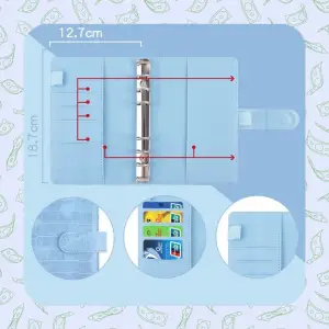 NOTES DO OSZCZĘDZANIA PIENIĘDZY PLANER BUDŻETOWY DZIENNIK NIEBIESKI KROKODY