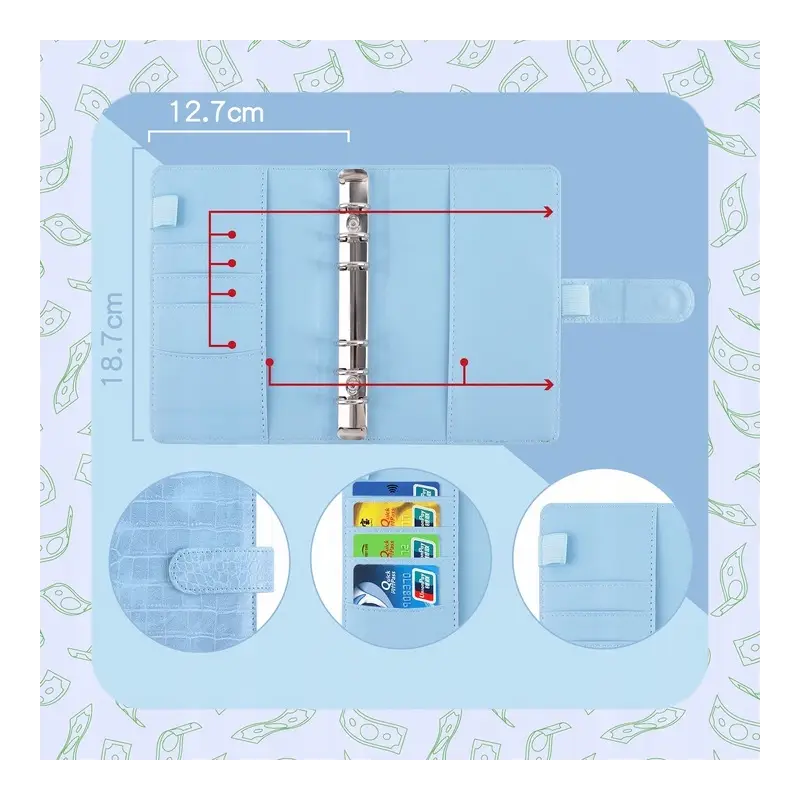 NOTES DO OSZCZĘDZANIA PIENIĘDZY PLANER BUDŻETOWY DZIENNIK NIEBIESKI KROKODY